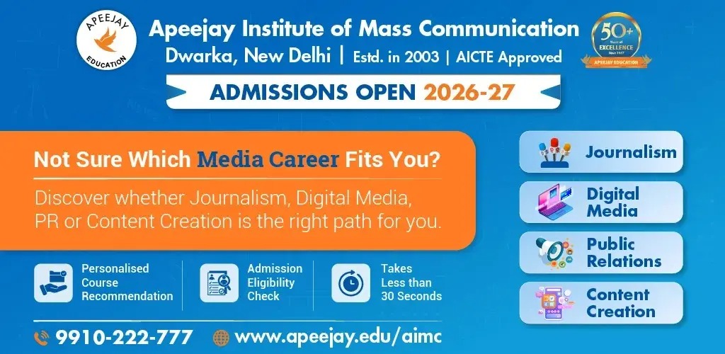 Journalism and Mass Communication Course Details
